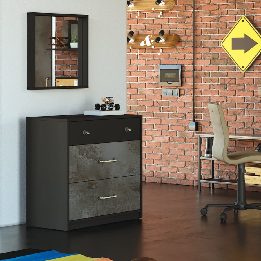 شوفونير لغرف الأطفال Nova Black