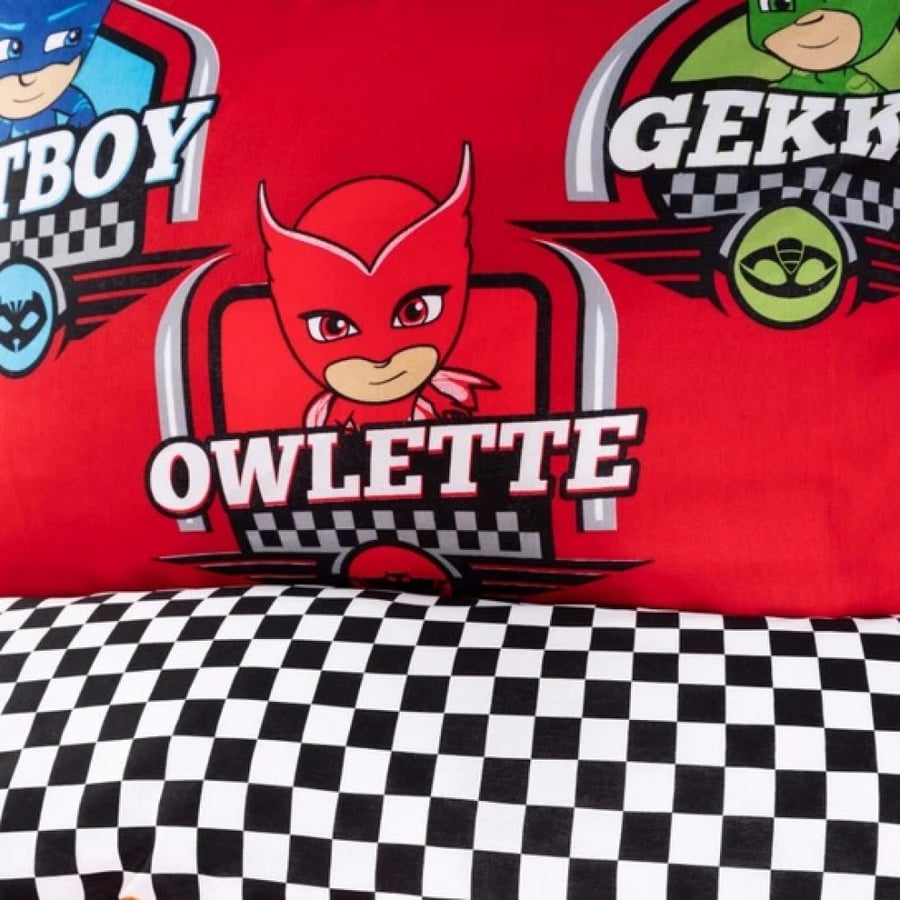 طقم مفارش أطفال PJ Masks Racing