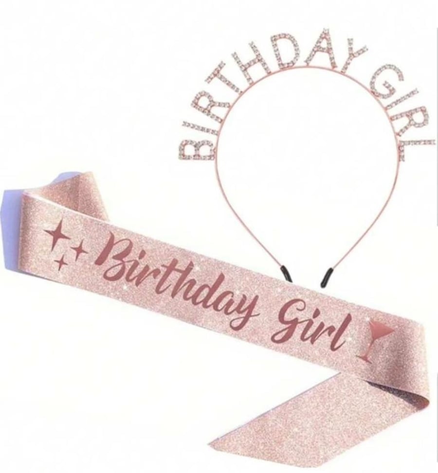 Birthday crowns 2pcs