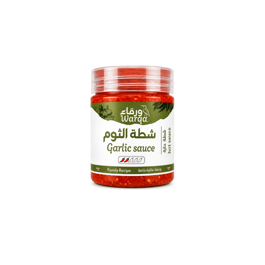 شطة الثوم الحارة وصفة عائلية خاصة – ورقاء 95 جرام