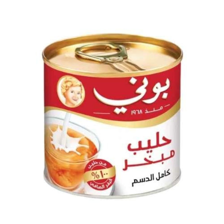 حليب مبخر كامل الدسم, حليب بوني كامل الدسم, حليب شاي, بوني حليب مبخر