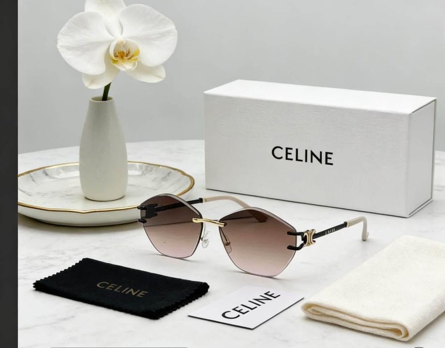 نظارات شمسية ستايل سيلين للجنسين مع علبة وكيس هدية فاخرة CELINE