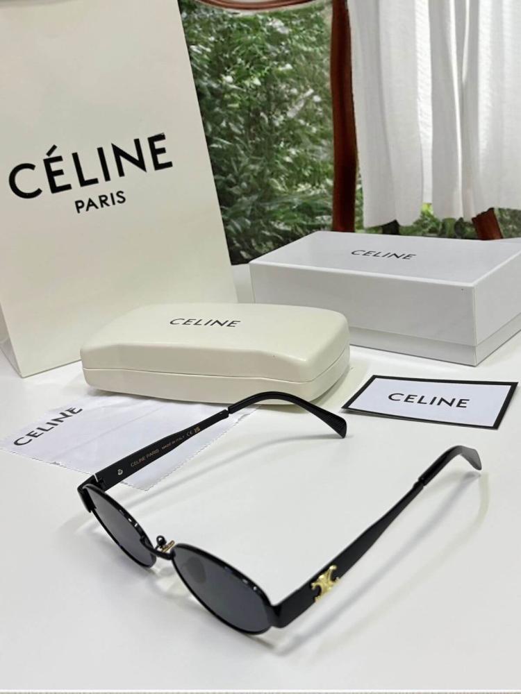 نظارة سيلين مع علبة وشعار Celine Paris من رومانتك شوب