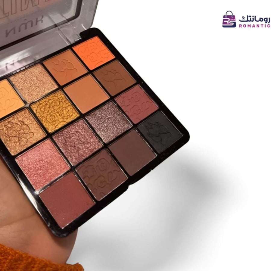 باليت عيون بني وذهبي من ريل بيوتي من رومانتك شوب بالرياض توصيل فوري