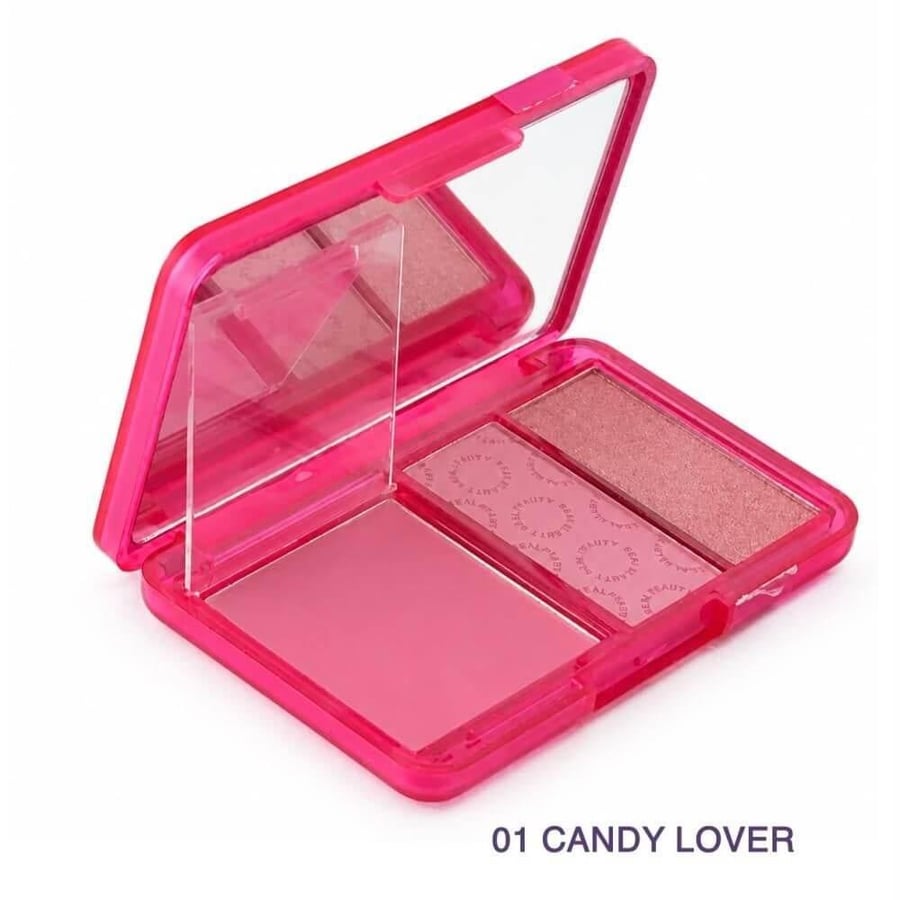باليت بلاشر ريل بيوتي Real Beauty 01 CANDY LOVER وردي رومانتك شوب