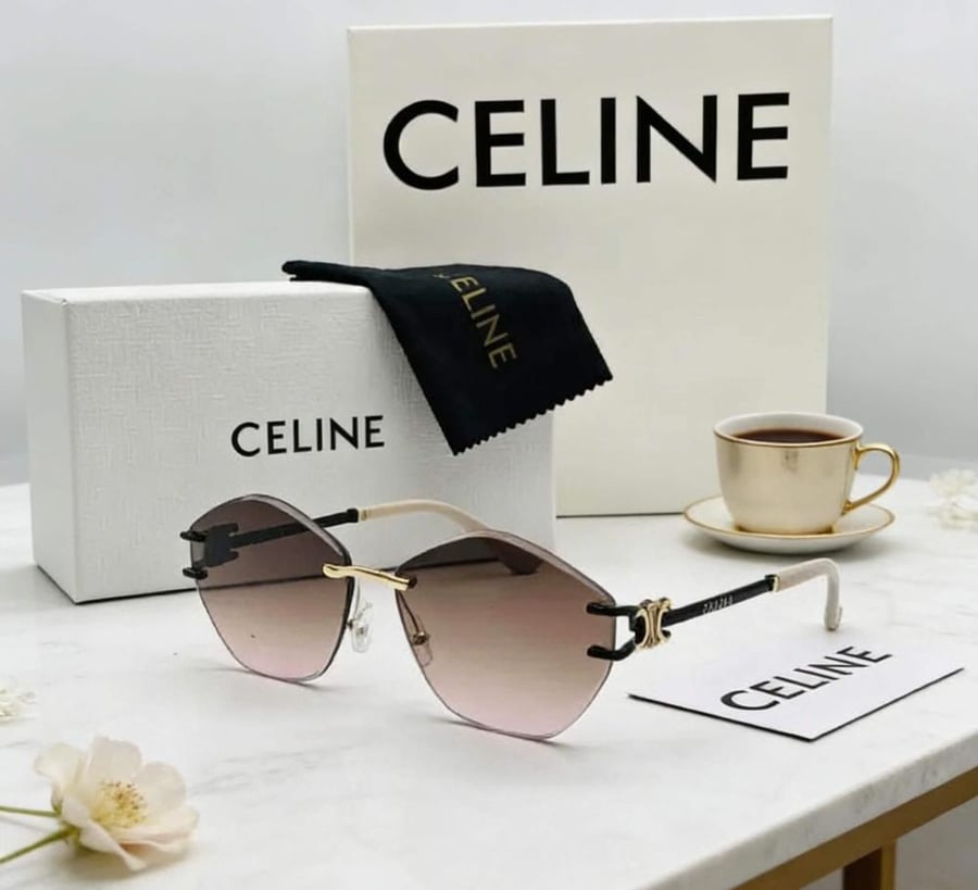 نظارات شمسية ستايل سيلين للجنسين مع علبة وكيس هدية فاخرة CELINE