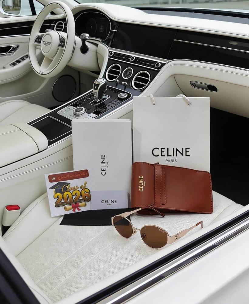 نظارات شمسية ستايل سيلين للجنسين مع علبة وكيس هدية فاخرة CELINE