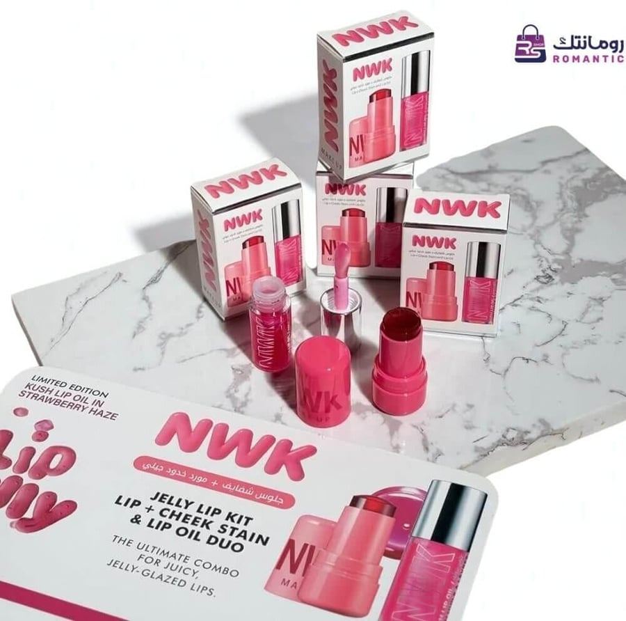 طقم تنت وجلوس NWK مع قلوس ومورد خدود جيلي  رومانتك شوب