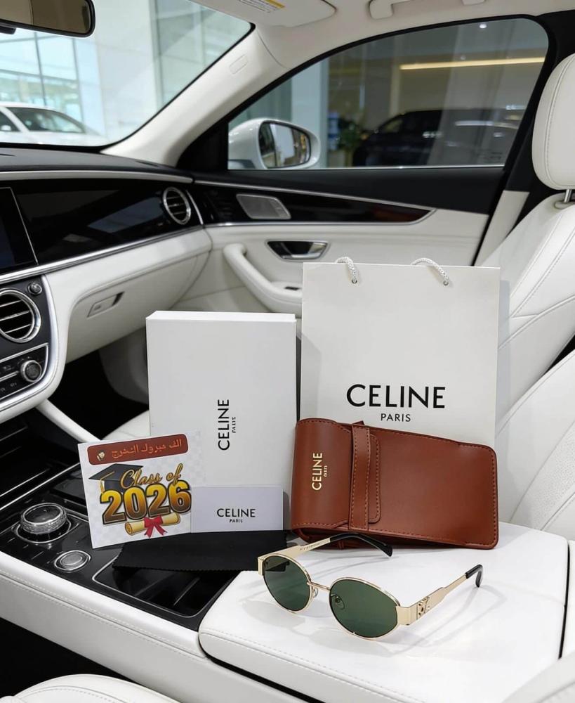 نظارات شمسية ستايل سيلين للجنسين مع علبة وكيس هدية فاخرة CELINE