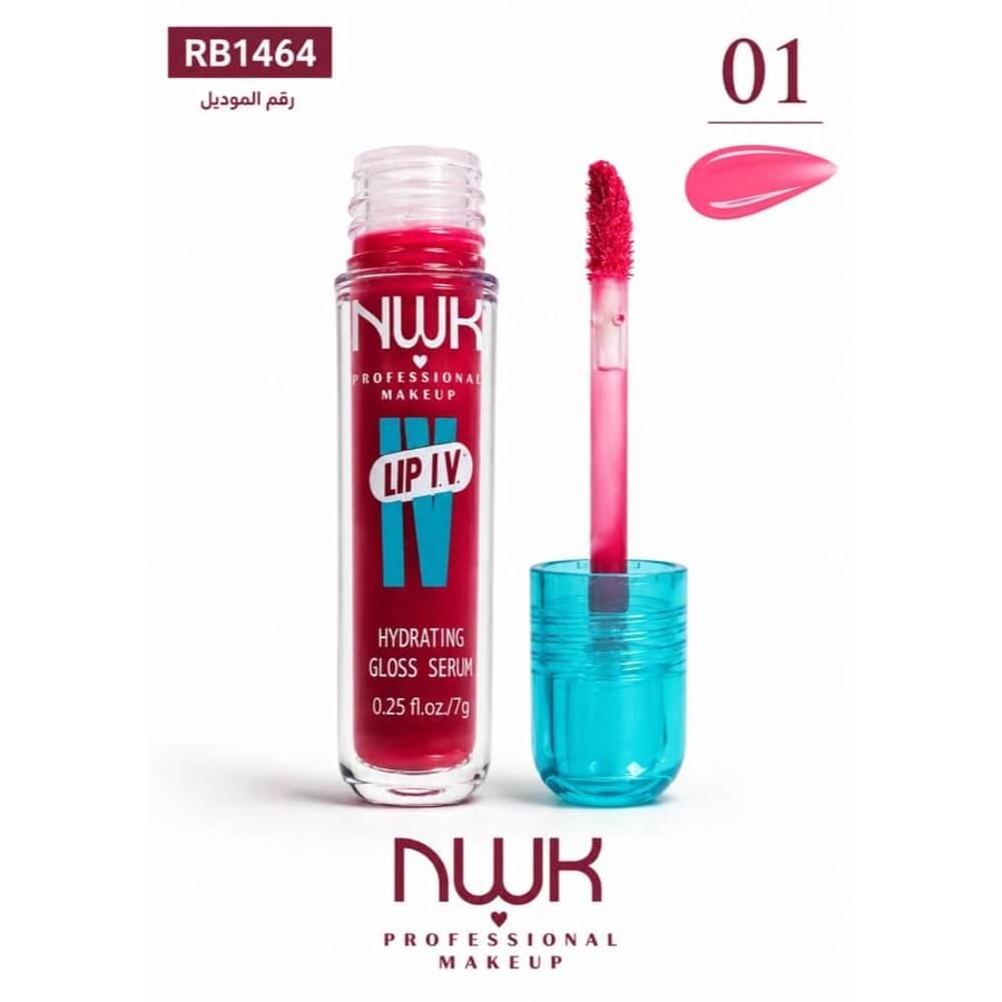 ملمع شفاه NWK Lip I.V. درجة 01 رومانتك شوب الرياض السعودية