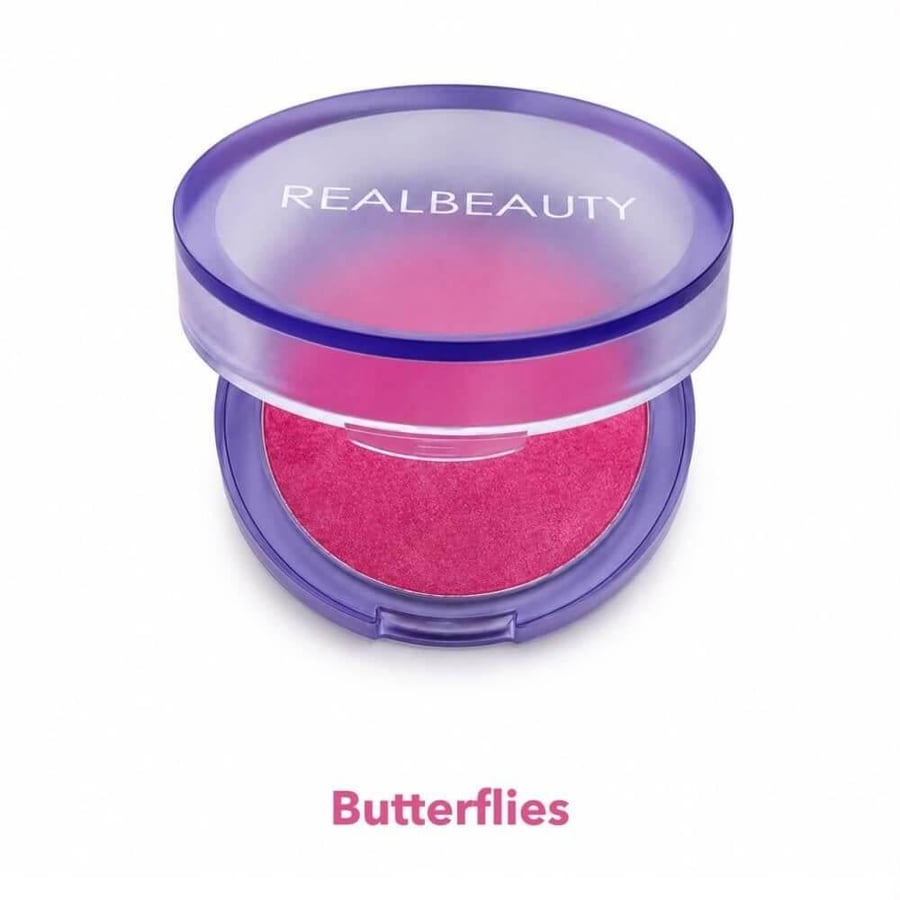 بلاشر ريل بيوتي Real Beauty Butterflies وردي فوشيا رومانتك شوب الرياض