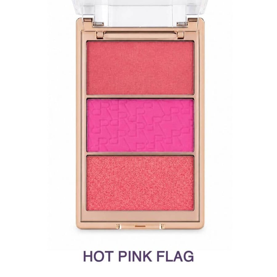 باليت بلاشر وهايلايتر ريل بيوتي HOT PINK FLAG رومانتك شوب  الرياض