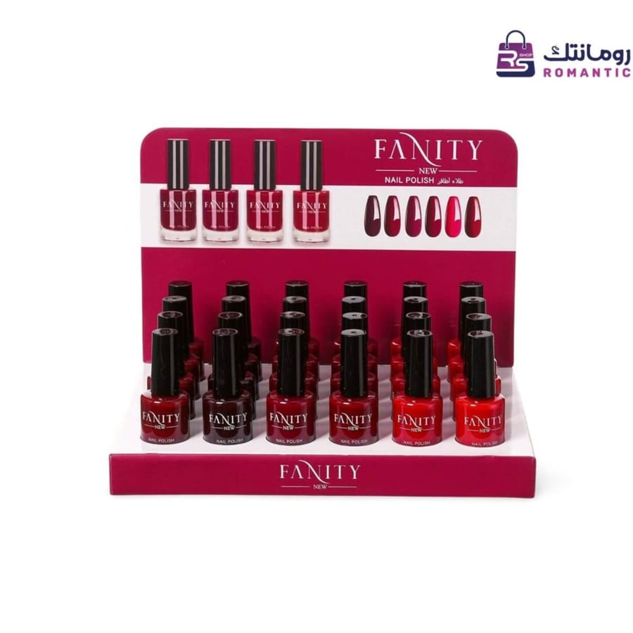 طقم طلاء أظافر فانتي درجات الأحمر PH-523 من رومانتك شوب توصيل سريع