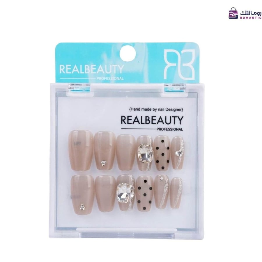 أظافر ريل بيوتي Real Beauty ترند نيود 12 حبة