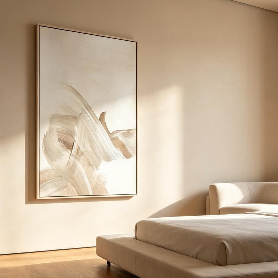 Abstract art painting modern design