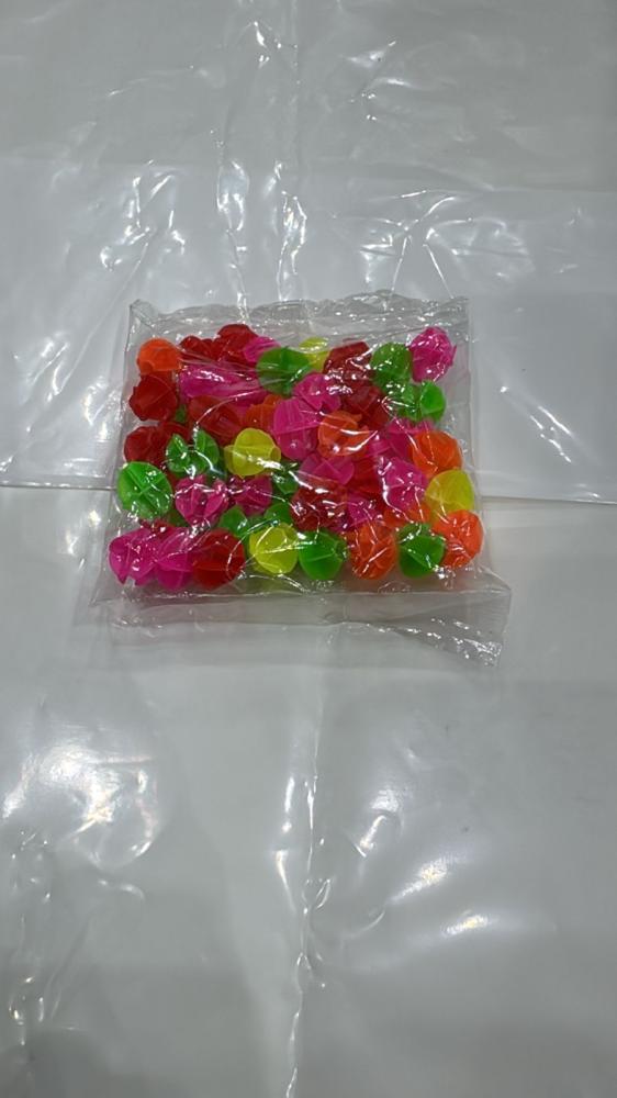 Colorful plastic for rim wire decorations