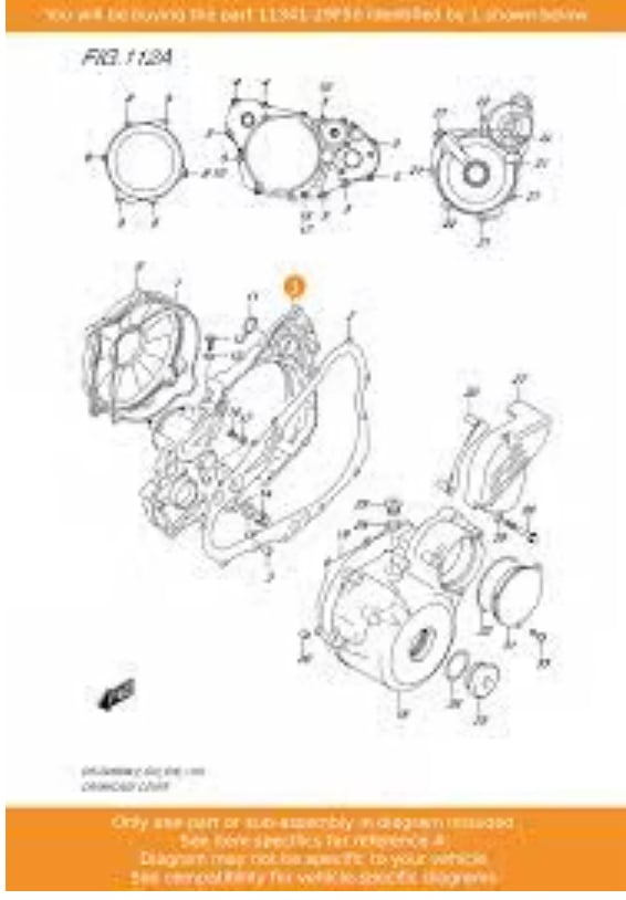 غطاء كلتش داخلي DRZ400SM مستعمل