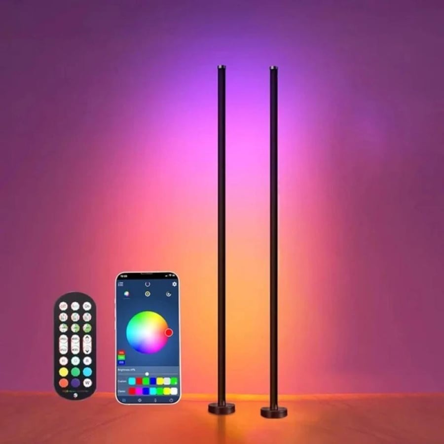 مصباح أرضي LED RGB
