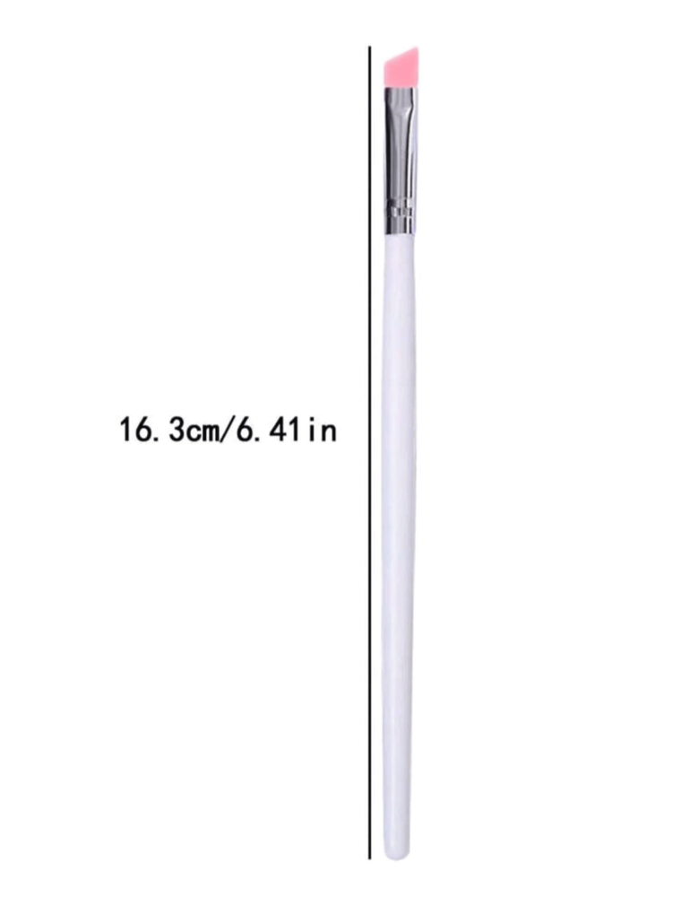 Multifunctional silicone brush for the eyes