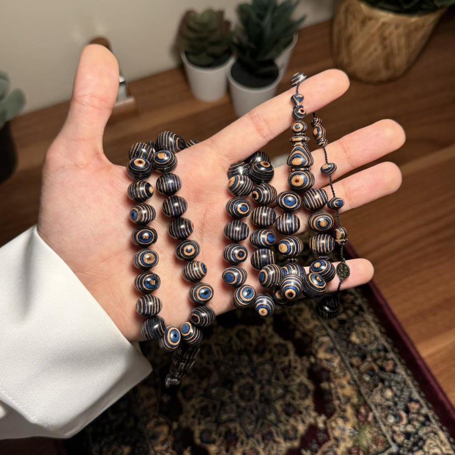 مسباح خشب الواح التزلج كحلي + خشبي