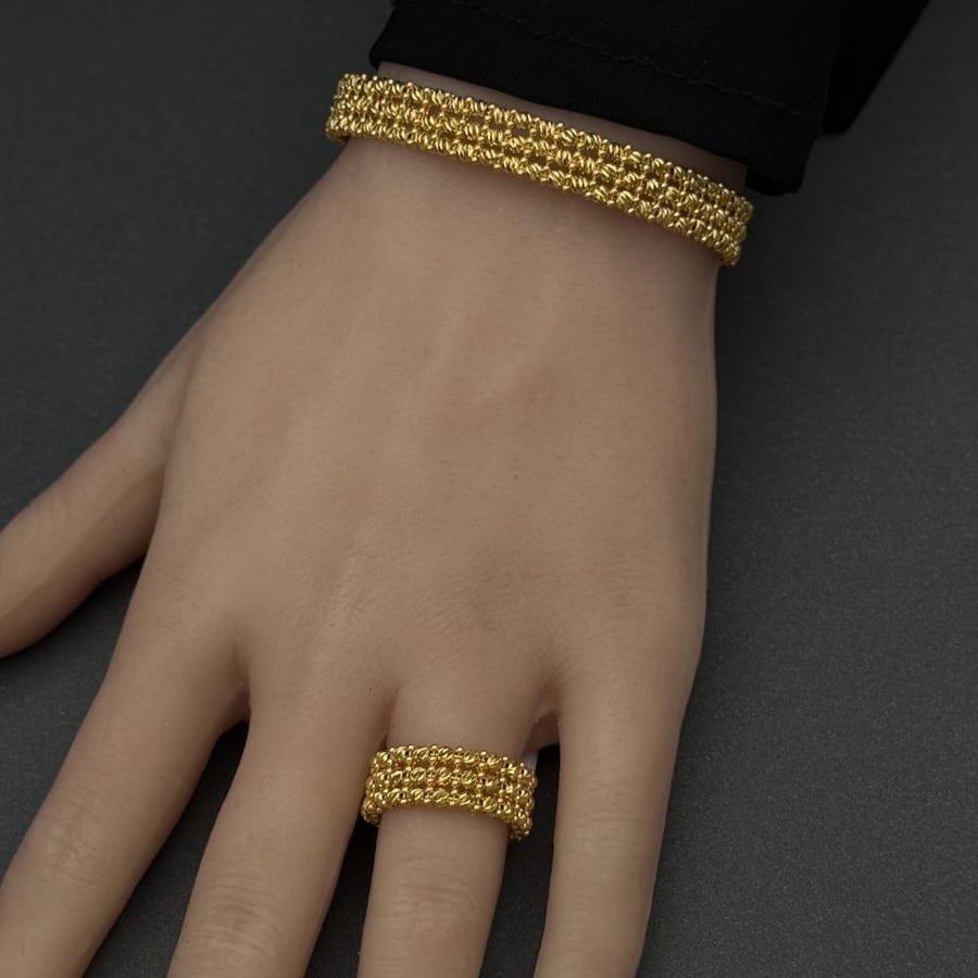 سوارة و خاتم  D’orica عيار 21