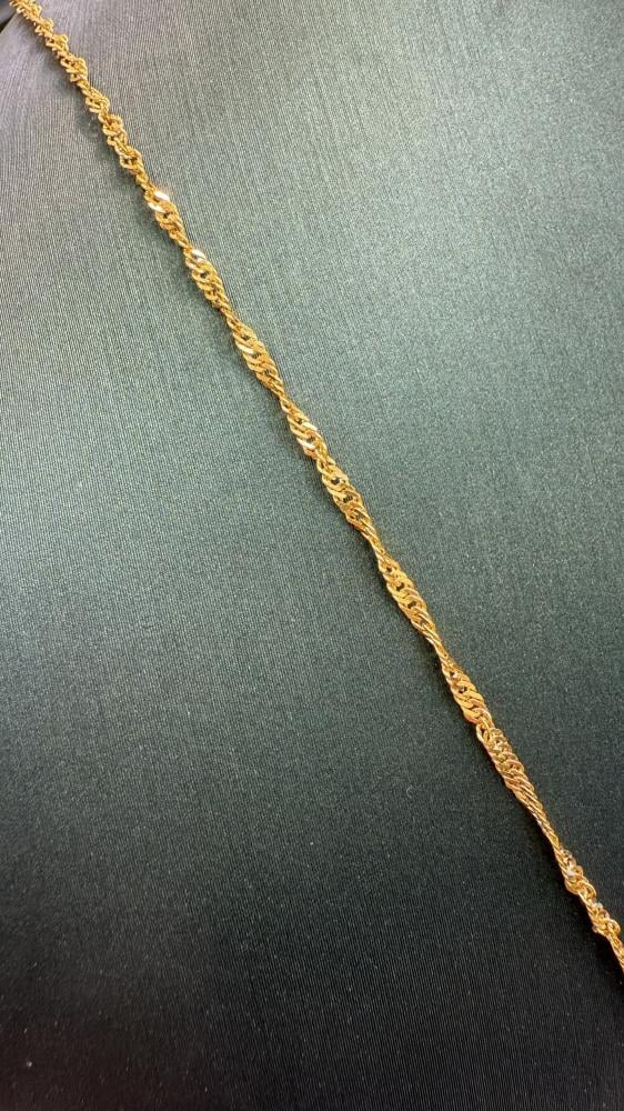 سلسال مبروم عيار 21 (44cm)