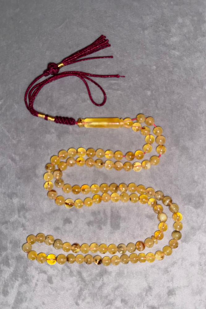 Natural amber impurities