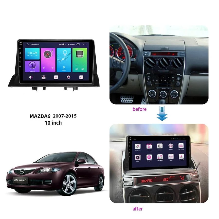 ديكور شاشة مازدا 6 2007-2015