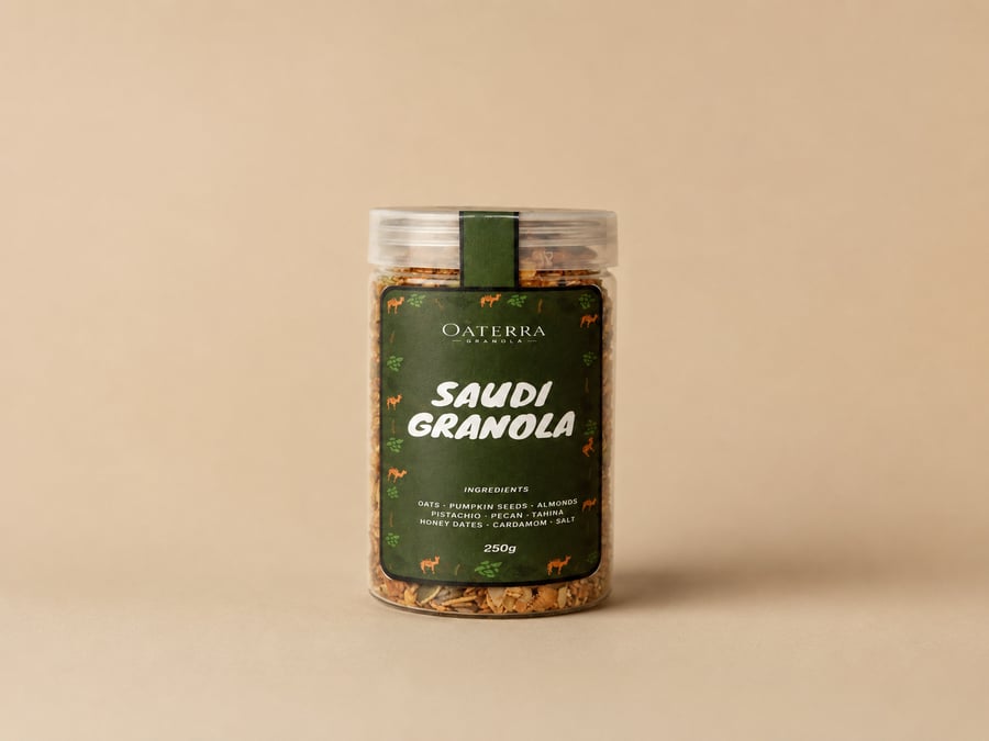جرانولا سعوديه (وسط)-Saudi granola (medium) 250g