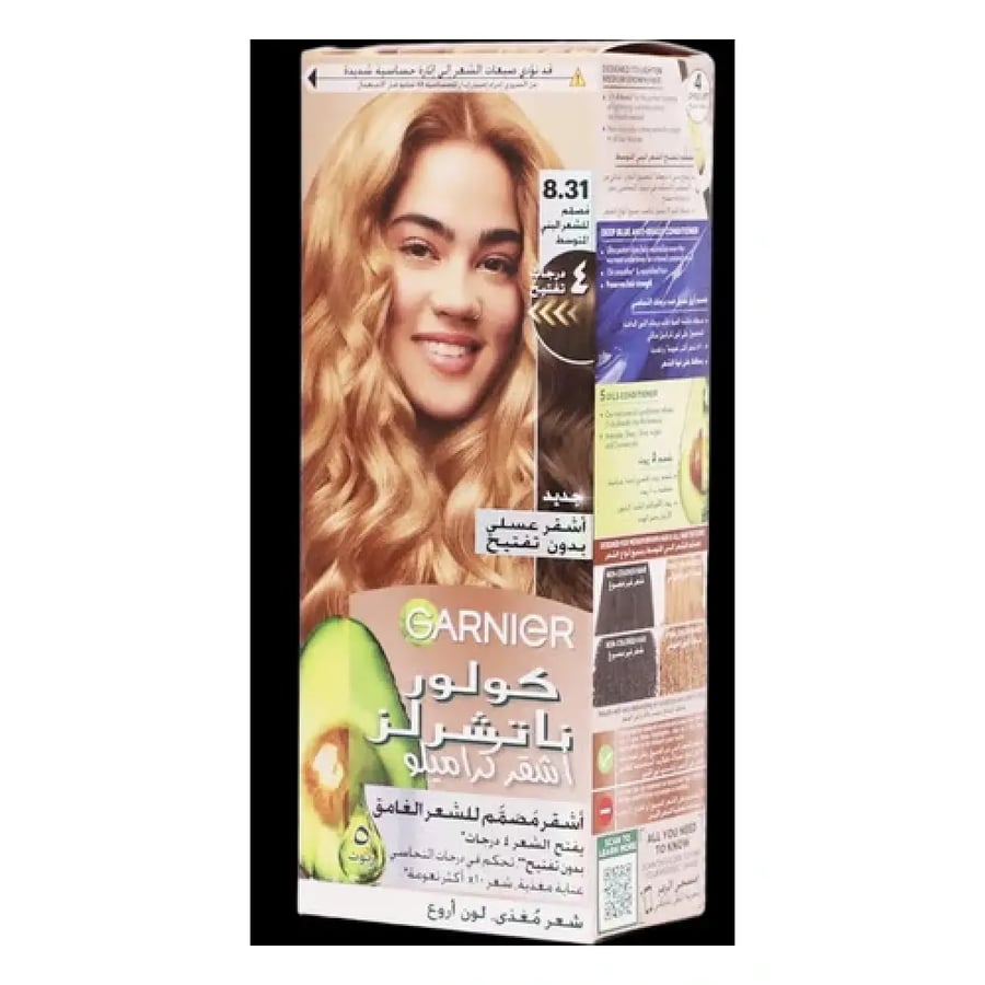 غارنييه صبغة شعر أشقر عسلي 8.31