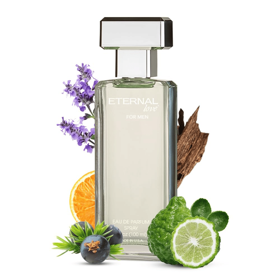 عطر اتيرنال لوف الرصاصي او دو بارفيوم للرجال 100مل