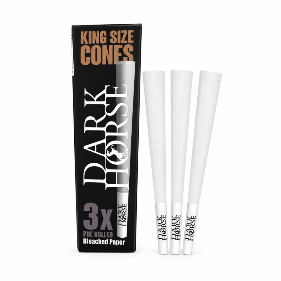 ورق ملفوف جاهز أبيض دارك هورس كينج سايز 3 حبات – DARK HORSE King Size Pre-Rolled