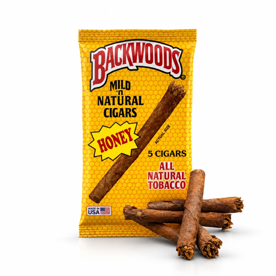 سيجار باك وودز هوني 5 حبات – BACKWOODS Honey Cigars