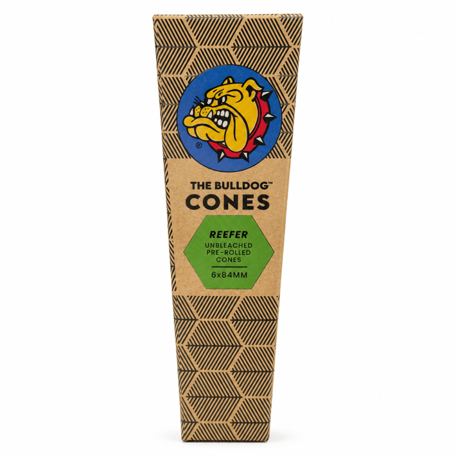 ورق ملفوف جاهز كونز The Bulldog Reefer Unbleached 84mm عدد 6 – ذا بولدوج