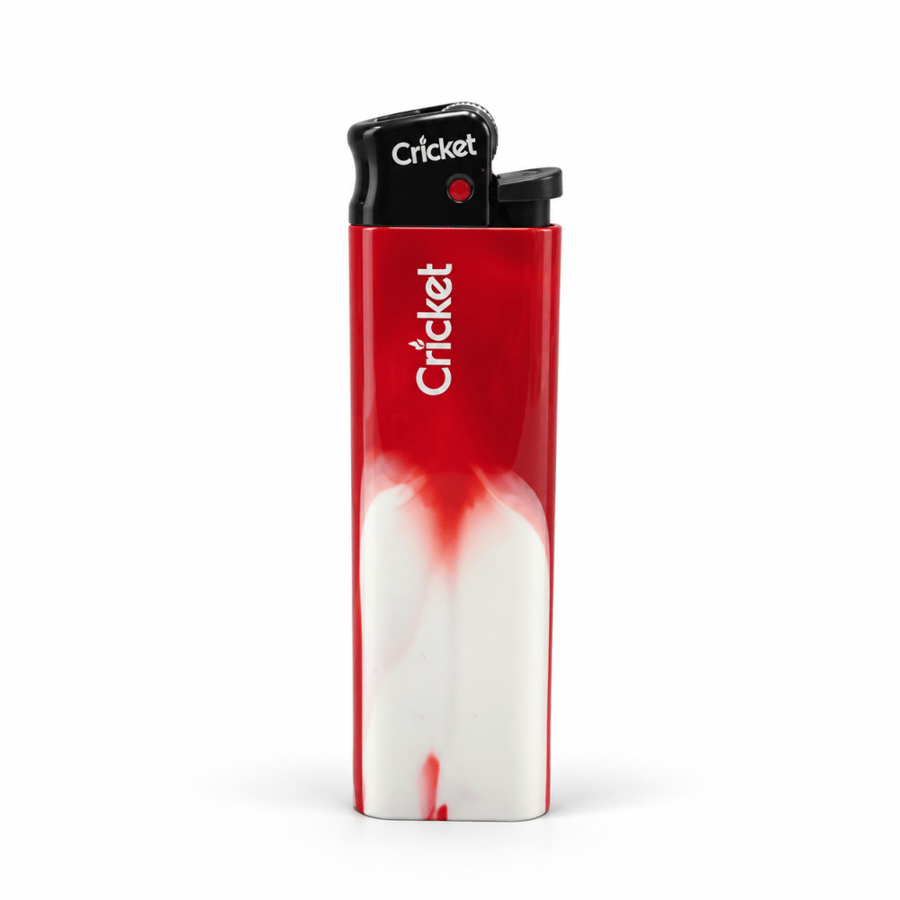 ولاعة كريكت أحمر وأبيض – Cricket Lighter Red & White