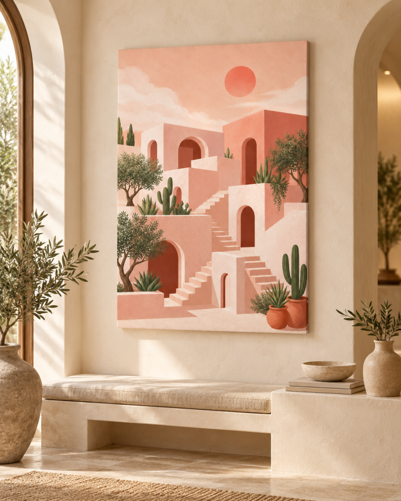 قرية وردية | Pink Village