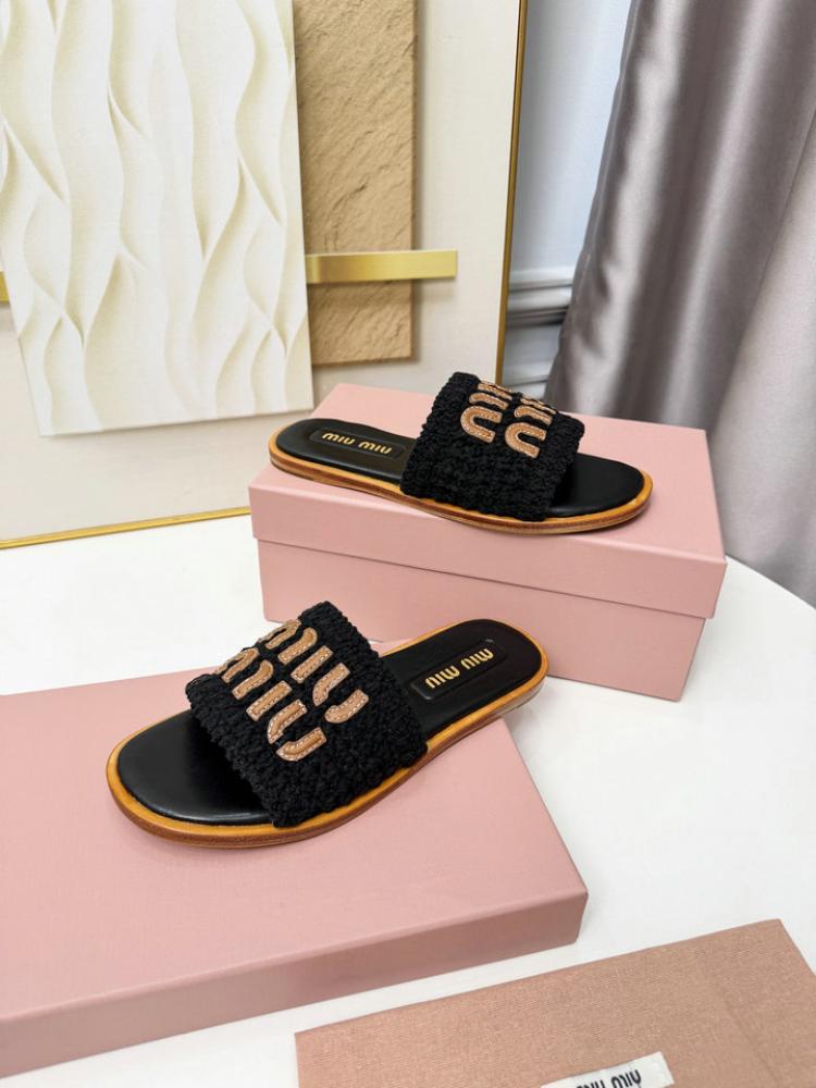صندل Miu Miu Crochet Mules