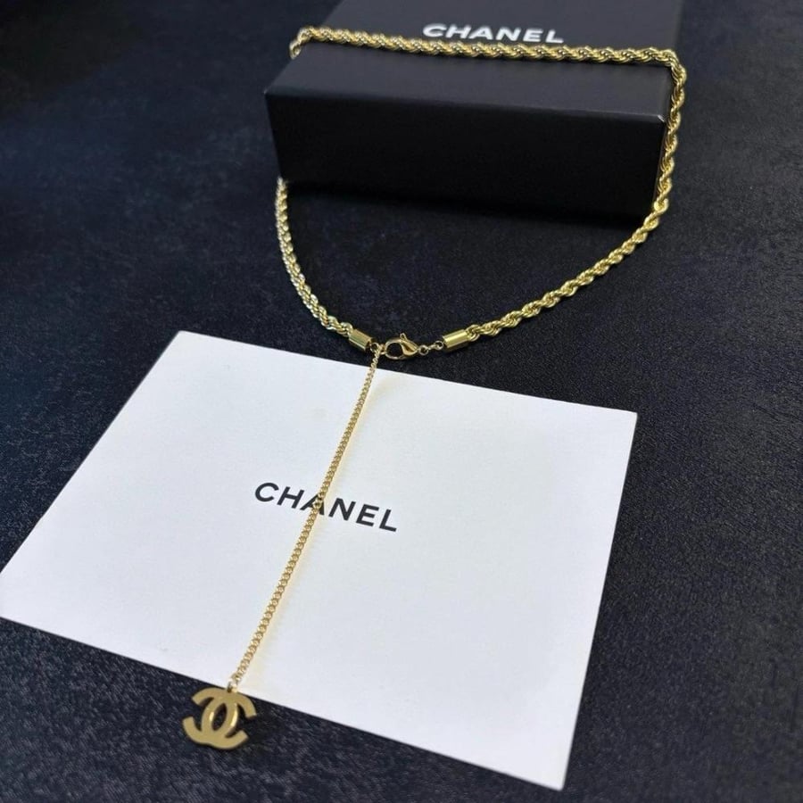 قلادة Chanel Rope Drop Necklace