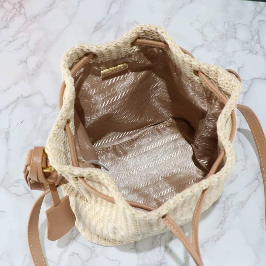 حقيبة PRADA Crochet Bucket