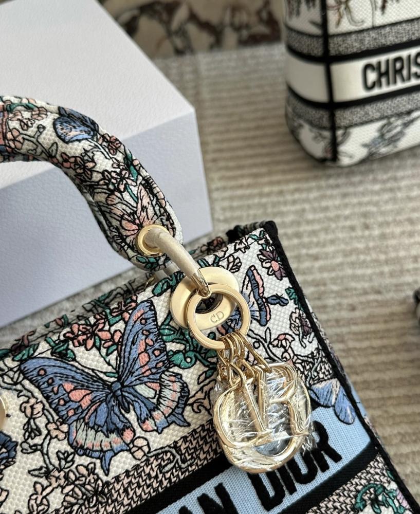 حقيبة Dior Embroidered Lady