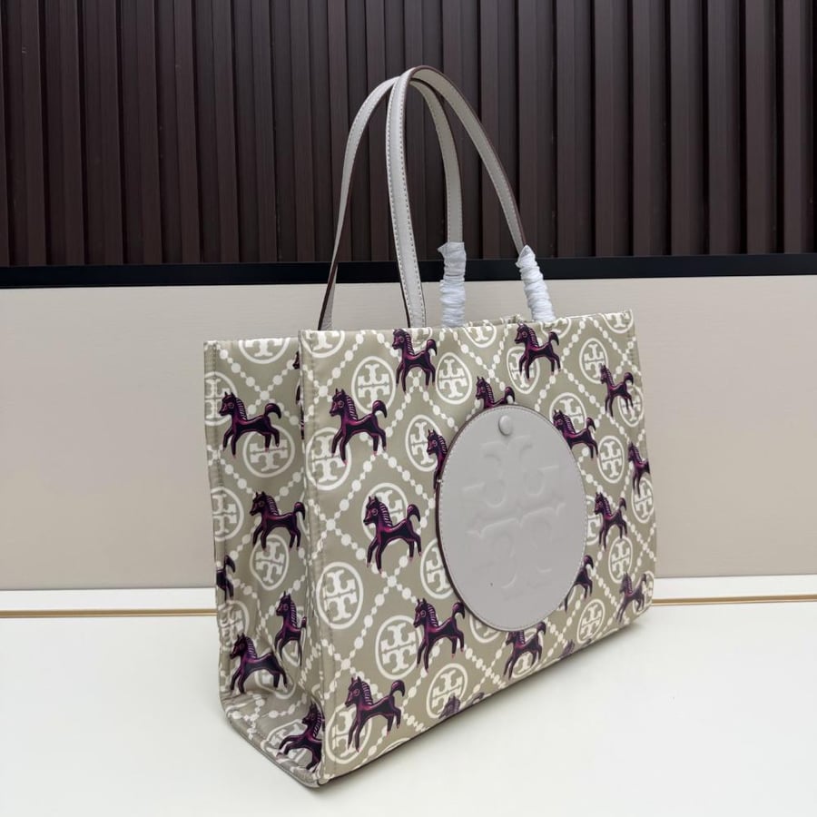 حقيبة Tory Burch Horse Print Tote
