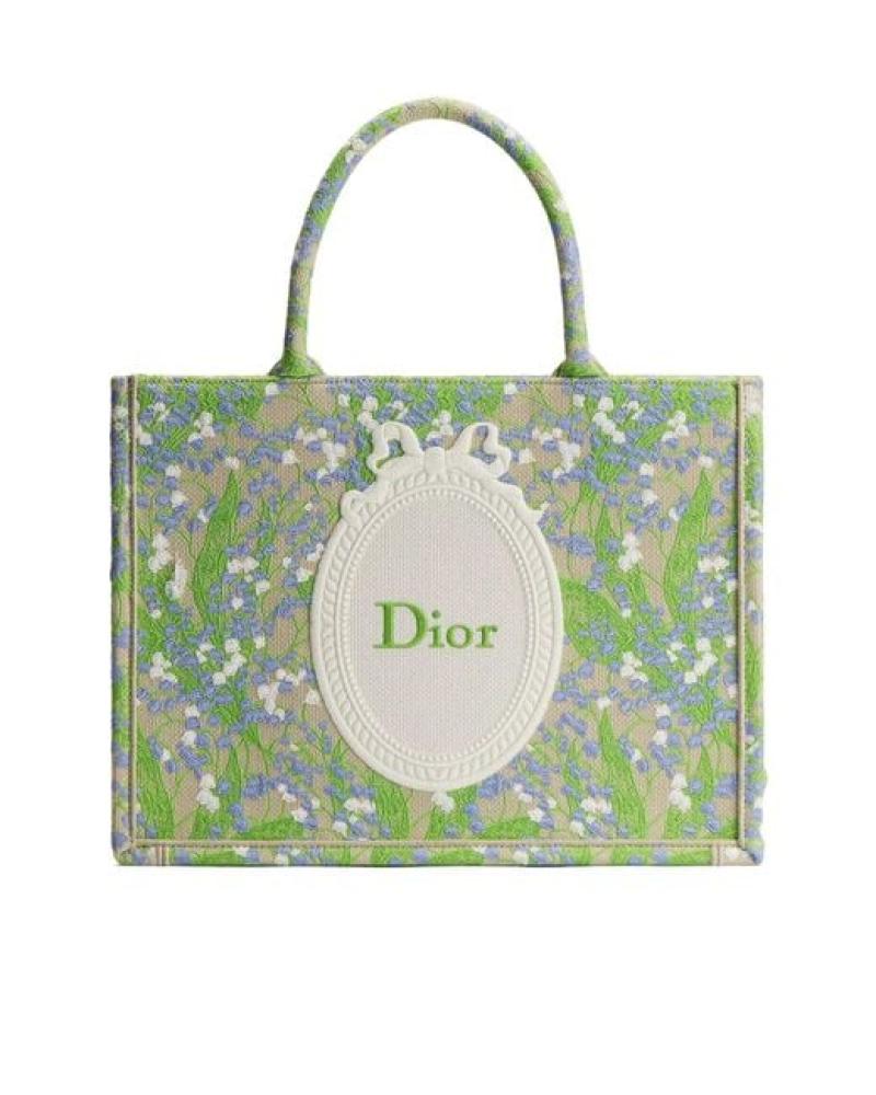حقيبة  DIOR Floral Canvas Tote
