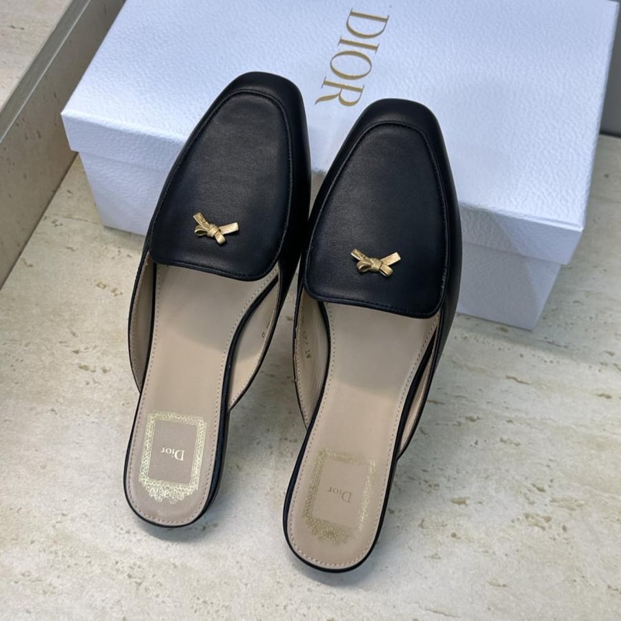 حذاء Dior Baby Bow Mule