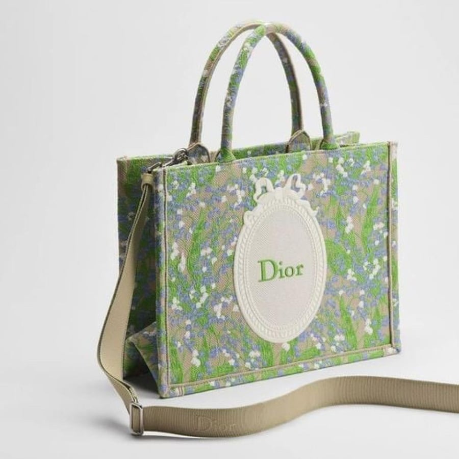 حقيبة  DIOR Floral Canvas Tote