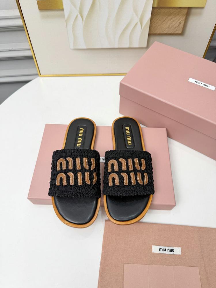 صندل Miu Miu Crochet Mules