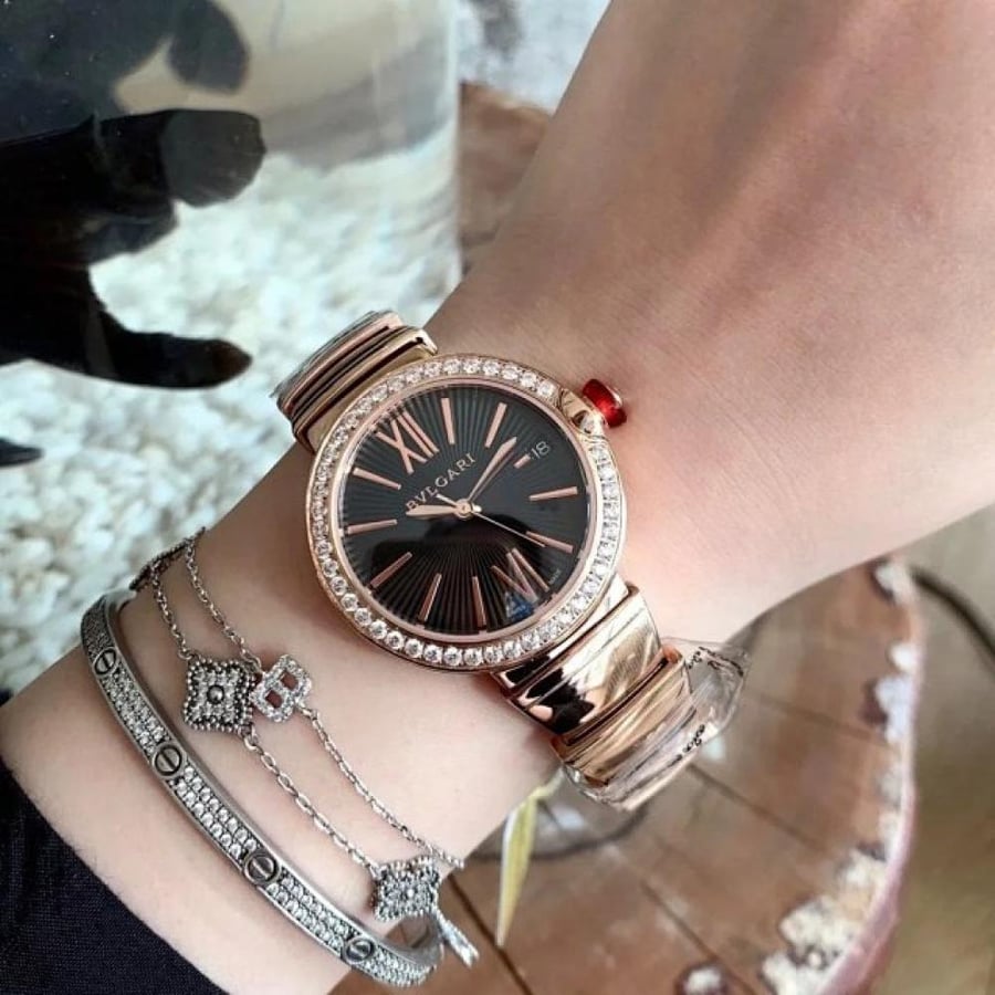 ساعة Bvlgari LVCEA Rose Gold