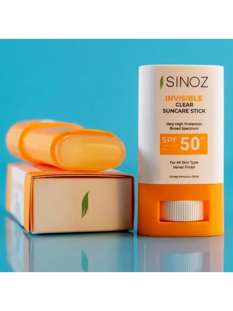 واقي شمس +SPF50 ستيك شفاف من سينوز -15 جرام