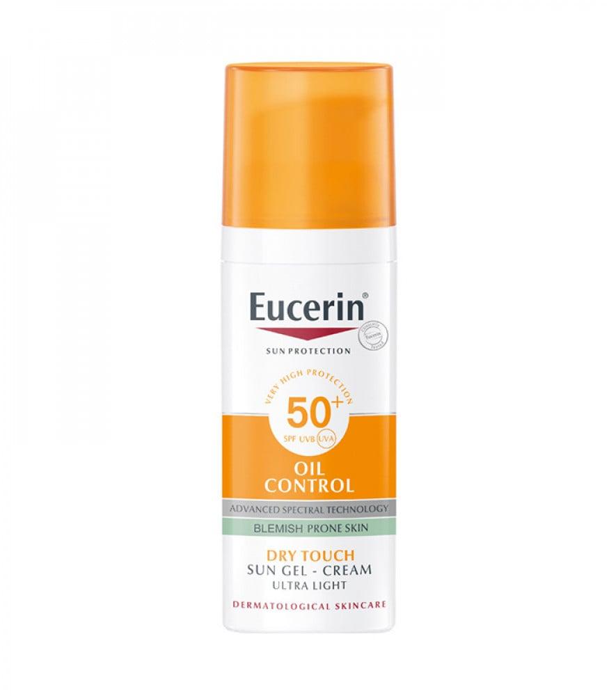 جل كريم الحماية من الشمس للبشرة الدهنية SPF 50+ من يوسيرين 50مل