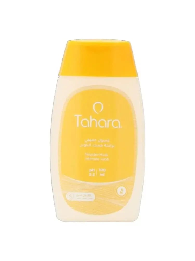 Intimate area wash with musk powder scent from Tahara - 100ml