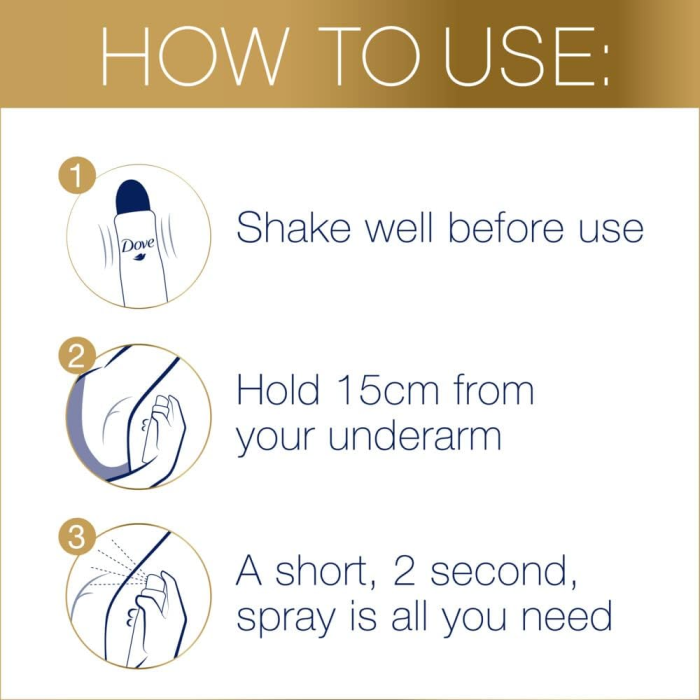Dove Original Deodorant Spray - 150 ml